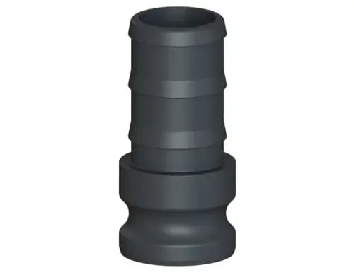 3E20EPP hose shank adapter poly-glass