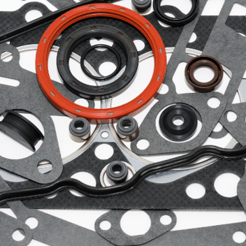 gaskets and o rings in a pile