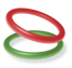 red and green viton fluoroelastomer o-rings