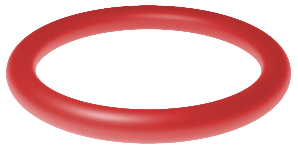 a single red o ring