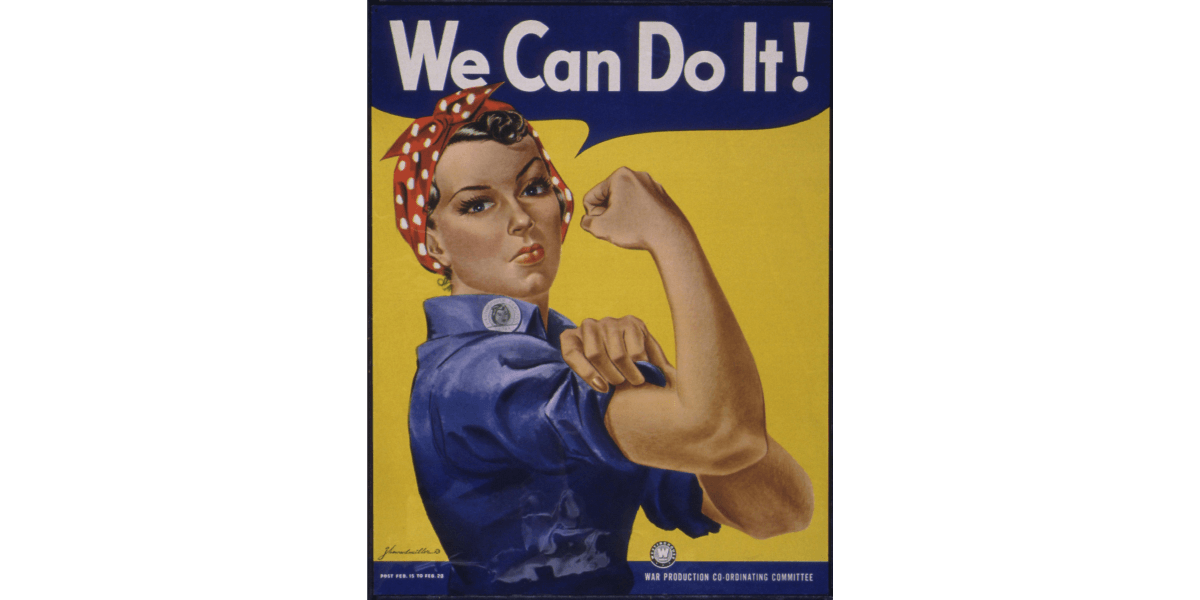a post of rosie the riveter